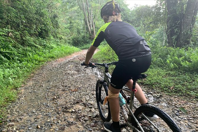 Hanoi - Soc Son electric mountain bike trails - The electric Giant XTC bike setup and what it means for your effort