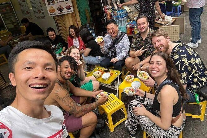 Hanoi Street Food Tour with egg coffee making - Chua Ly Trieu Quoc Su: your first food cluster and why it works
