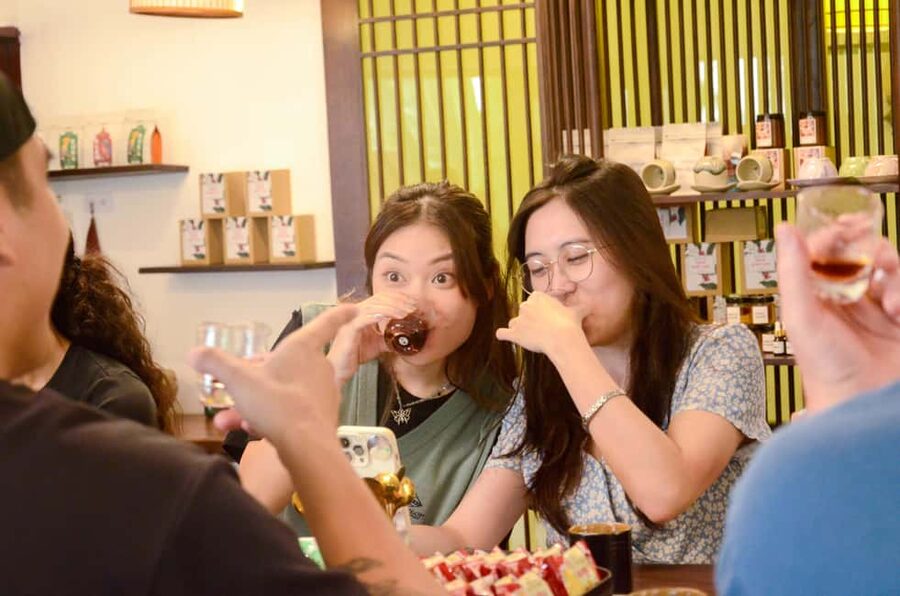 Hanoi: Taste Fresh Lotus Tea Ceremony & Untold Stories - Smelling fresh lotus stamens, learning what authentic lotus tea actually is