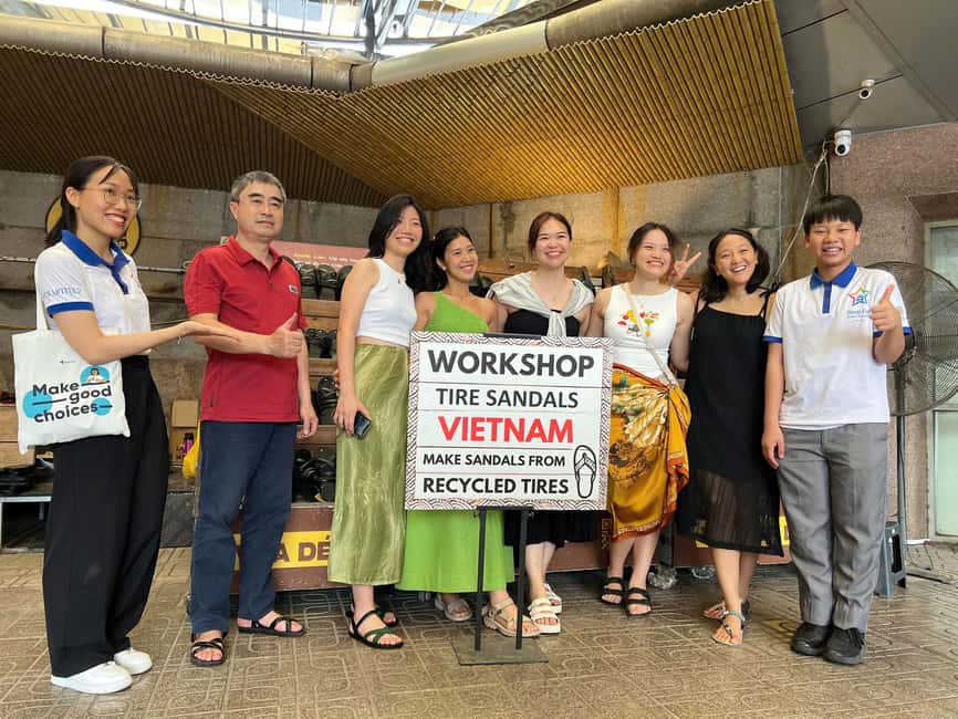 Hanoi: Tire Sandal Workshop with Crafting Experience - Key things to know before you go