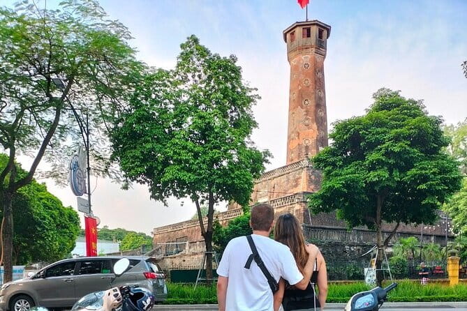 Hanoi Unique Motorbike Tour - Flag Tower of Hanoi (Cột Cờ Hà Nội): a citadel symbol you can frame