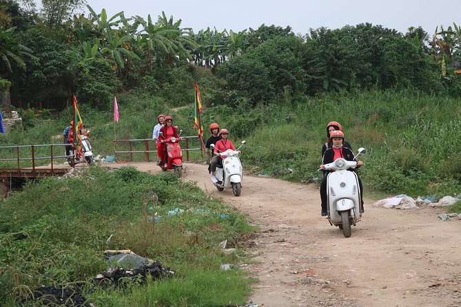 Hanoi Vespa Countryside Tour With Female Ao Dai Riders Half Day - Farms, Banana Island, and the Temple and Pagoda from 257 BC