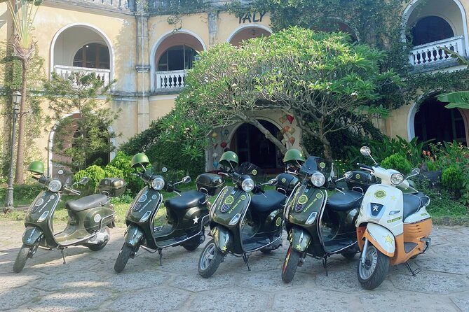 Hanoi Vespa Tours: Food + Culture + Fun on Army Vespa - Getting on the scooter: pickup, gear, and group size