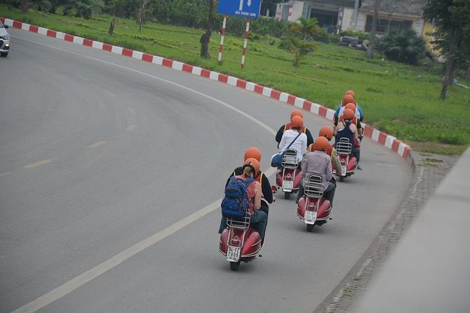 Hanoi Vespa Tours: Hanoi Vintage Vespa Tours Countryside - Hồ Trúc Bạch Finish: Food in Town and Photo Time