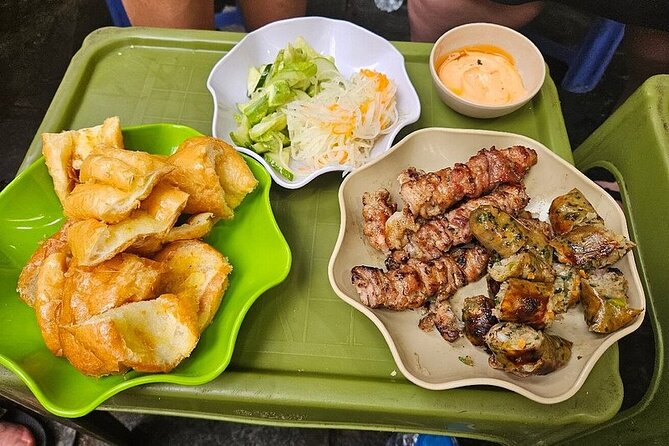 Hanoi Walking Street Food Tour with Train Street - Old Quarter start: bun cha, pho bo, and a guide who explains what you’re eating