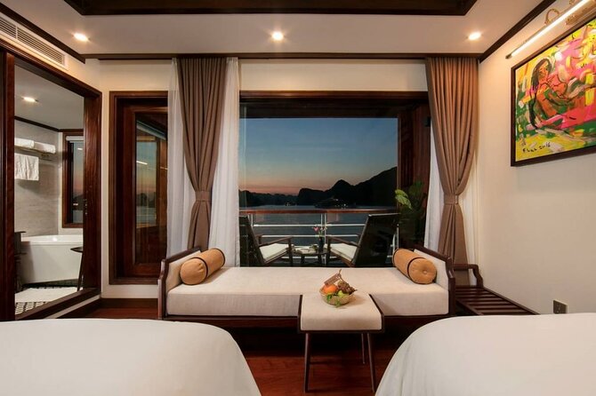 Heritage Cruises Best Luxury Cruise to Halong and Lan Ha Bay 2D1N - Day 1: Boarding, Welcome Briefing, and Lan Ha Bay Water Time