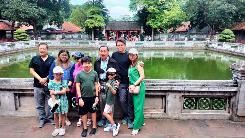 Highlight Hanoi city tour with train street. - West Lake and Tran Quoc Pagoda: quiet scenery with real history in place