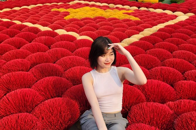 Incense Village, Conical Hat, Lacquer Art, SMALL GROUP From Hanoi - The photo-friendly incense fields, and the limit to expect
