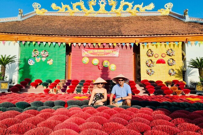 Incense Village, Hat & Lacquer Artisanal with Options From Hanoi - Optional Train Street stop: quick access, not a whole extra excursion