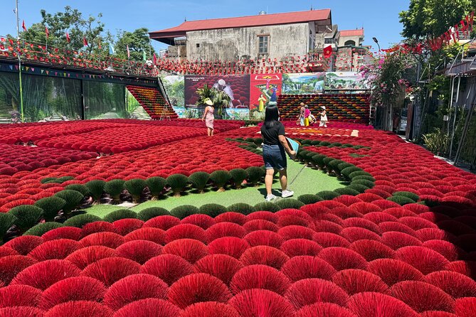 Incense Village, Tam Chuc Pagoda, Ninh Binh Trang An Cruise Tour - Quang Phú Cầu incense village: craft work you can actually see