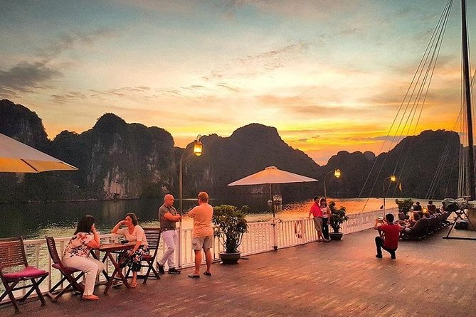 Indochina Sails Halong Bay - What the boat atmosphere feels like at night