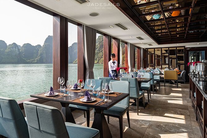 Jade Sails – Halong & Lan Ha Bay The Most Luxurious Day Tour - Food and sunset party: included lunch that is more than a box meal