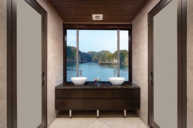 JADESAILS CRUISE-The Most Luxurious Day Tour in Ha Long Bay & Lan Ha Bay - The spring roll class and the sunset party finish strong