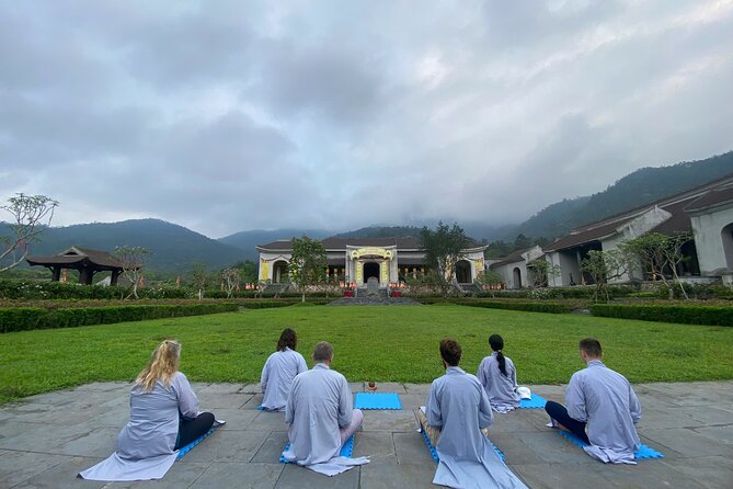 Journey to Inner Peace 3 Day Meditation at Yen Tu, Ha Long - The morning practices: soul purification, chanting, miracle breath, and peaceful walking