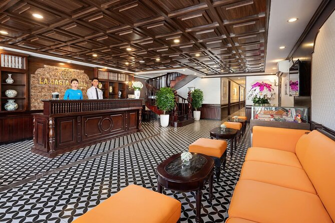 La Casta Cruise - 5 Star Luxury HALONG & LAN HA BAY - 2Day/1Night - Boarding day one: Tuan Chau port, tender ride, and welcome moment