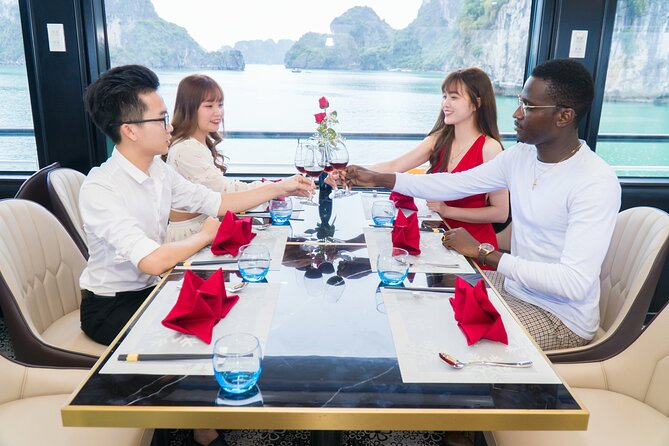 La Casta Cruise - Luxury Day Tour in Halong Bay (Expressway- Limousine) - Luon Cave kayaking and the active options, plus jacuzzi downtime