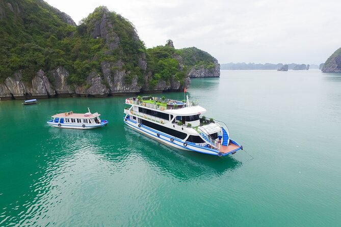 La Casta Cruise - Luxury Day Tour in Halong Bay (Expressway- Limousine) - Boarding at Tuan Chau: welcome drink, buffet lunch, and the rhythm of the cruise
