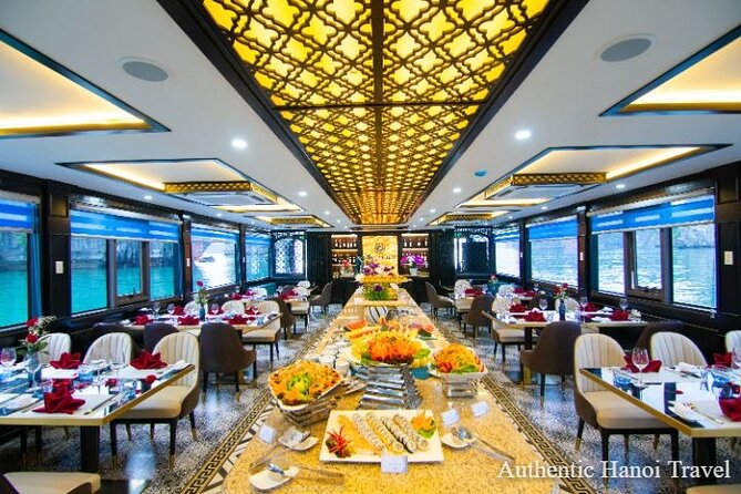 La Casta Daily Cruise - Luxury 5 Star Day Tour in Ha Long Bay - Boarding the La Casta Luxury 5-star cruise: crew energy and real structure