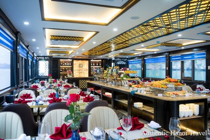 La Casta Daily Cruise - Luxury 5 Star Day Tour in Ha Long Bay - TiTop (Titov) Island and the views: short island time with strong payoff