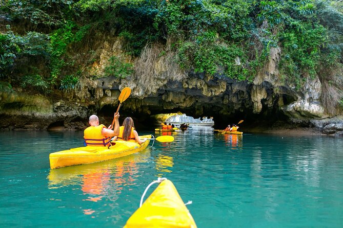 Lan Ha Bay Full Day Boat Tour from Hanoi/ Cat Ba - Ba Trai Dao Beach: white sand, mountain views, and real swim time