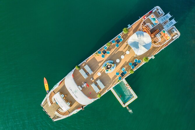 Lan Ha Bay full-day tour from Hanoi, Hai Phong - Serenity Cruises - The real action at 14:30: kayaking, swimming, boat jumping, sliding