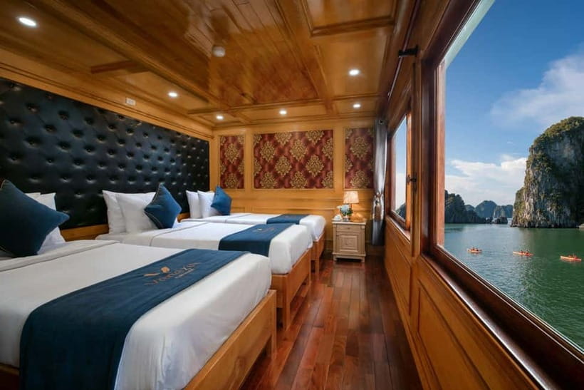 Lan Ha Bay Luxury Cruise with balcony - biking+kayak+tickets - The Team Matters: English Guidance and Tom’s Role