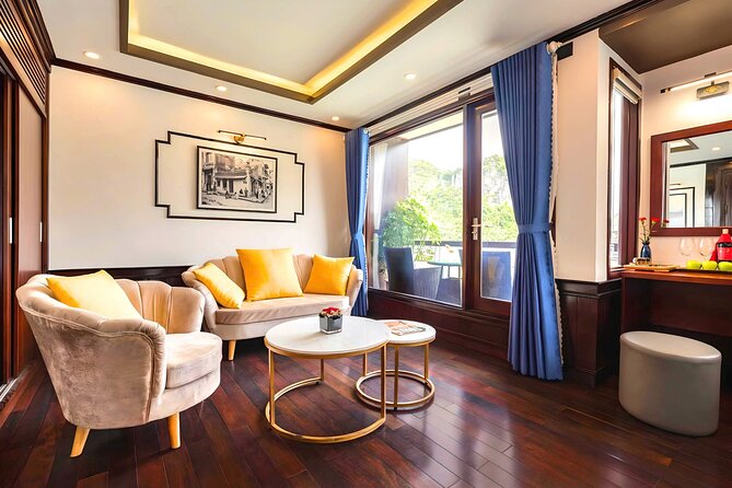 Le Journey Elegance Cruise 5 Star Lan Ha Bay - All Inclusive 2D1N - Day 2: tai chi at dawn, caves by karst power, and Cat Ba National Park time
