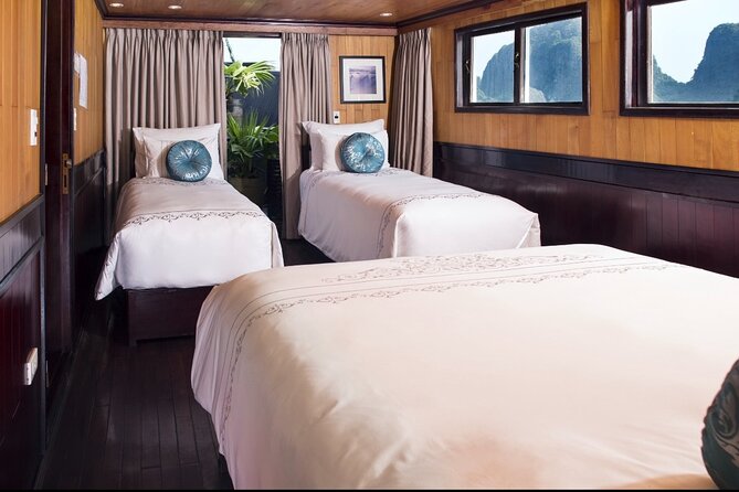 LEADING: All inclusive 3D/2N on cruises in HALONG - many options - On-board life: cabins, meals, cooking class, and those extra activities