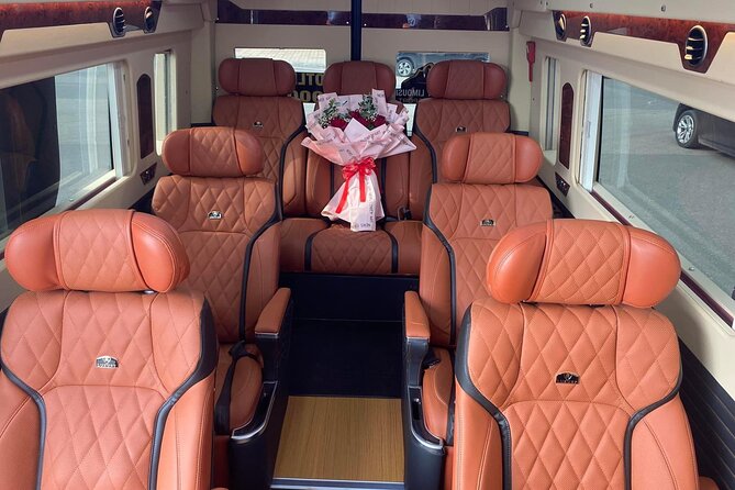 Limousine Bus from Hanoi to Ninh Binh/Tam Coc - The Dcar X Plus limousine van, comfort that actually feels like comfort