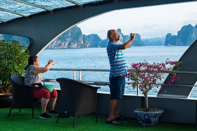 Luxury Halong Bay 1 Day on Cruises From Hanoi with Bus & Lunch - Boarding at Tuan Chau at 12:15, Then Getting Your Bearings