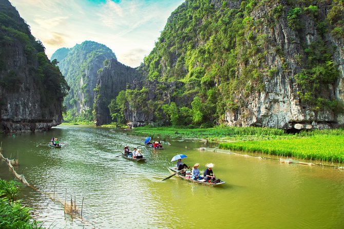 Luxury Hoa Lu Trang An Mua Cave Amazing View - Small Group Tour - Limousine Bus - Bike time around Trang An, a reset for your legs after the boat