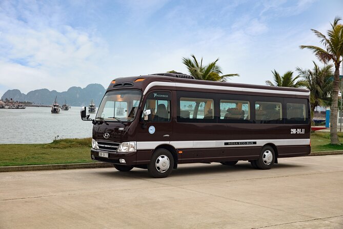 Luxury Limousine Bus transfer Ha Noi Old Quarter to Ha Long Bay - Safety Gear, English Support, and the Human Touch