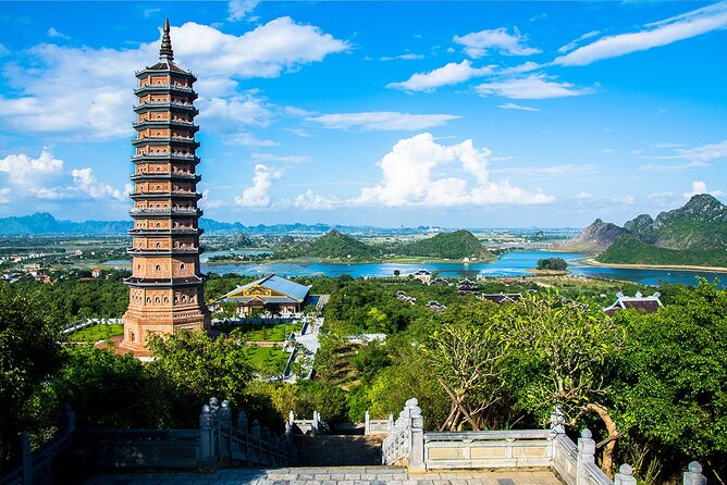 Ninh Binh 1 day tour UNESCO World Heritage: BAI DINH PAGODA - TRANG AN -MUA CAVE - Bai Dinh Pagoda: big scale, easy structure, and what to expect on arrival