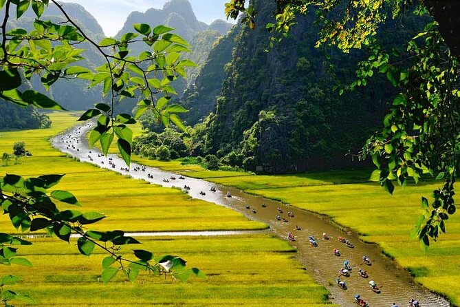 Ninh Binh full day-Hoa Lu temple & biking, Tam Coc boat trip, Dragon mountain - Tam Coc by bamboo boat: the highlight most people remember