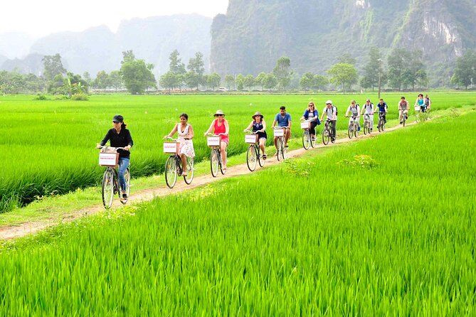 Ninh Binh full day-Hoa Lu temple & biking, Tam Coc boat trip, Dragon mountain - Hoa Lu temples: Dinh and Le, the ancient capital stop