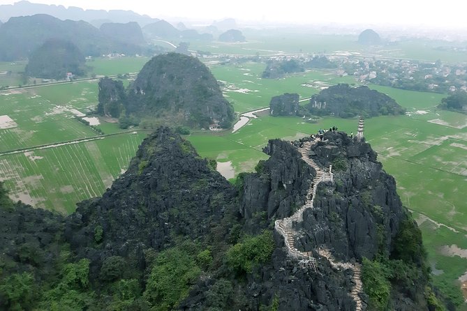 Ninh Binh - Hoa Lu - Tam Coc - Mua cave Day Trip: Hiking, boat trip, Bike, lunch - Tam Coc bamboo-boat caves, the classic Halong Bay on land experience