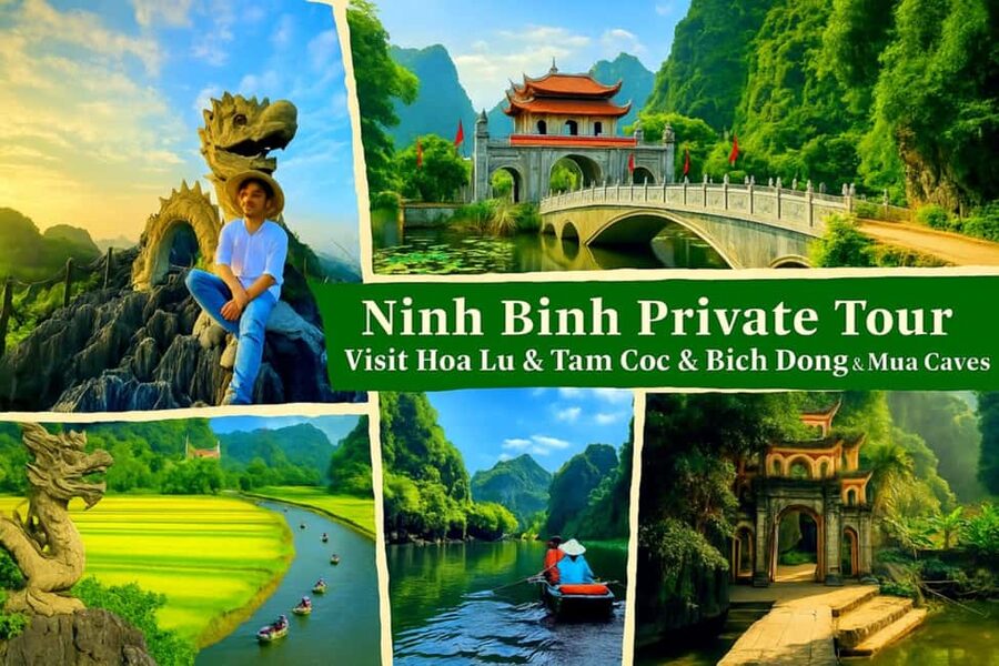 Ninh Binh Private: Hoa Lu & Tam Coc & Bich Dong & Mua Caves - A one-day Ninh Bình loop that covers the sights people actually talk about