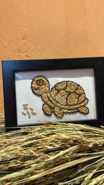 Ninh Binh: Tam Coc Museum Tour and Rice Mosaic Workshop - Rice Mosaic Workshop: From Colored Grains to a Framed Keepsake