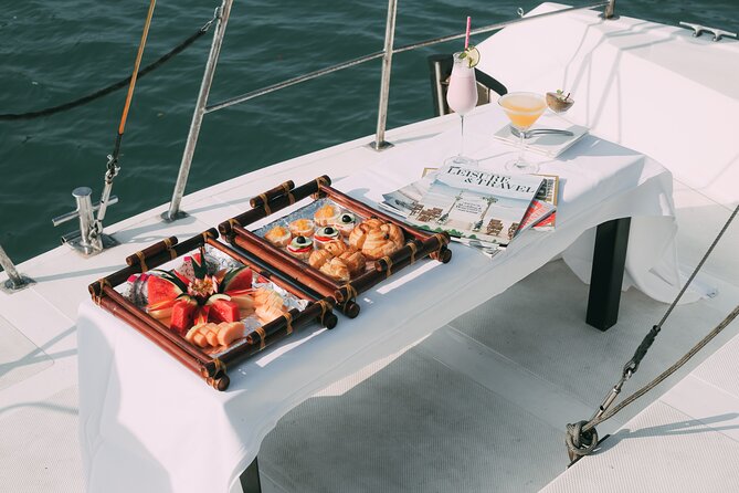[OFFICIAL]Scarlet Pearl Cruises 5++stars &CATAMARAN ULTRA LUXURY - Dining and onboard service: where the value really shows