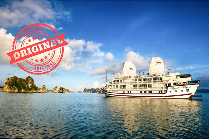 (Official) Signature Royal Cruise - 02 days 01 night program - Halong Bay, but with a quieter neighbor: Bai Tu Long makes the trip feel different