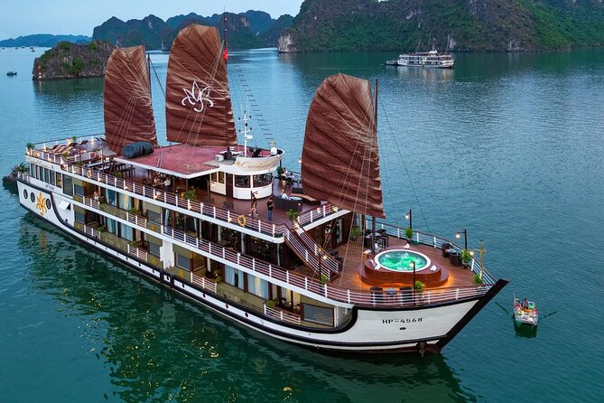 Orchid Cruise Halong Bay 3Days 2Night on 5 Star Cruise - Morning Tai Chi on deck: why it’s more than a photo moment