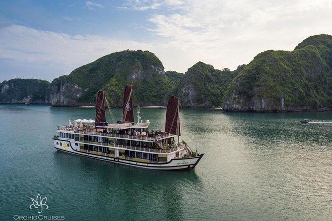 Orchid Cruise Halong Bay 3Days 2Night on 5 Star Cruise - Dark and Bright Cave: one of the big reasons to choose this cruise