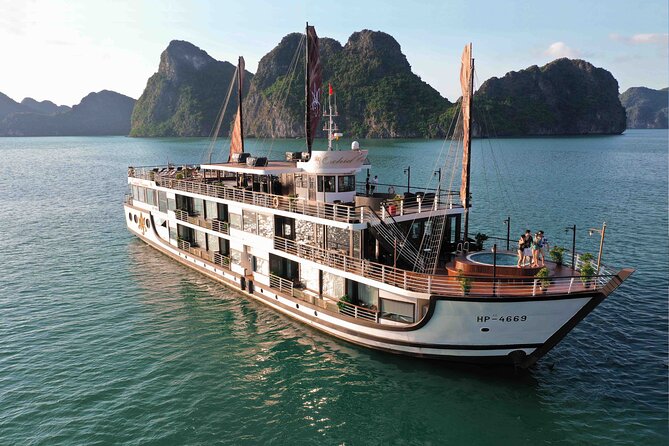 Orchid Cruises 2Days/1Night 5 Star All included - Activities Around the Halong Bay Area: Cat Ba Biking and Village Time (When Included)