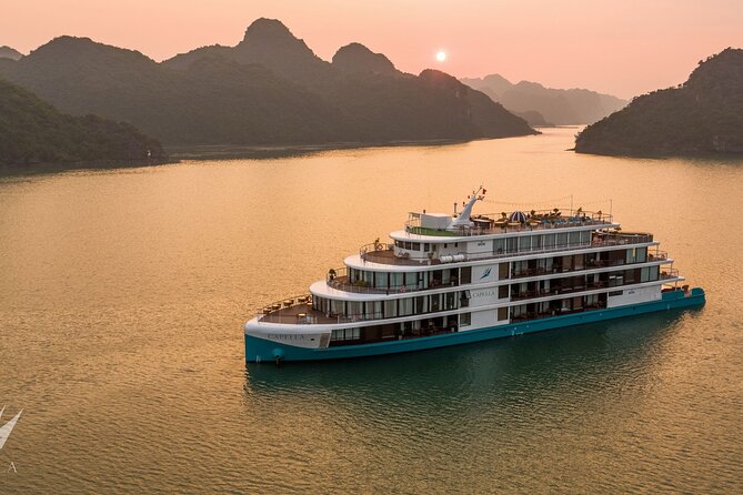Orchid Cruises 2Days/1Night 5 Star Cruises - Day 2 sunrise tai chi, caves, and kayaking around Cong Do island