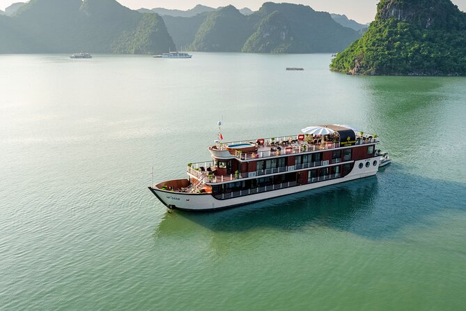 Orchid Premium Cruises Halong Bay 2Days/1Night With 5 Star - Hanoi Pickup to Tuan Chau Marina, Then Boat Time