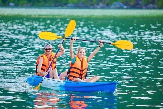 Private 1 Day Tour in Ha Long Bay with Private Cruise or Group - Lunch on board: hot food, local seafood, and a heads-up on drinks