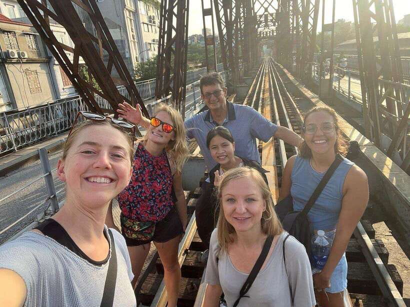 Private Hanoi Walking Tour with visit Train Street - Long Bien Bridge and the Red River view from street level
