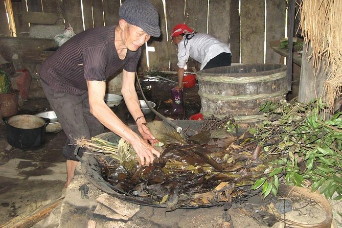 Red Dao village trek and Herbal bath - Ta Phin Monastery: built in 1942 and tied to practice by nuns