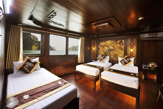 Renea Cruises - BEST Small Boat in Bai Tu Long & Halong Bay - Day One on Water: Arrival, Safety Brief, Cabin Time, and Sunset Mood
