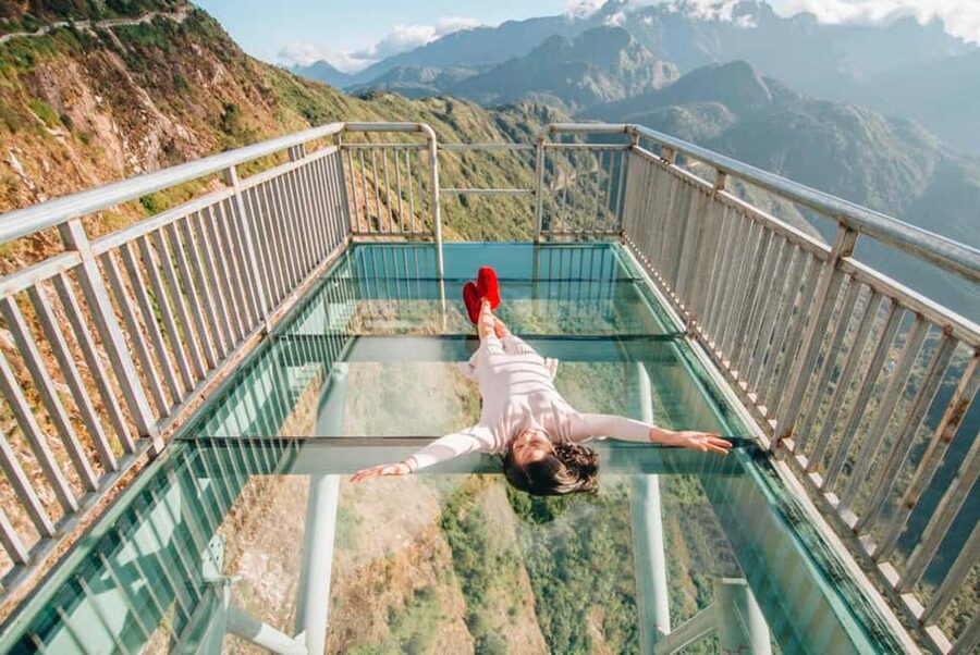 Sapa: Glass Bridge and Silver Waterfall Small Group Tour - Panoramic views you can actually use for photos